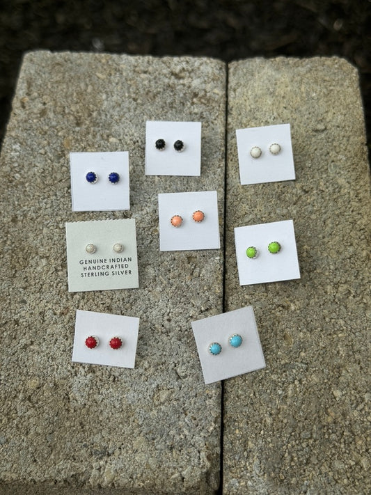 Dainty Stone Studs