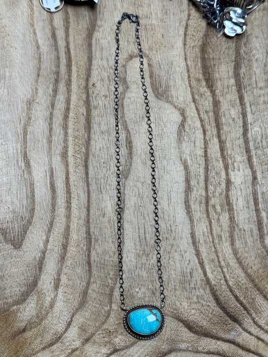 20" Kingman Turquoise Necklace