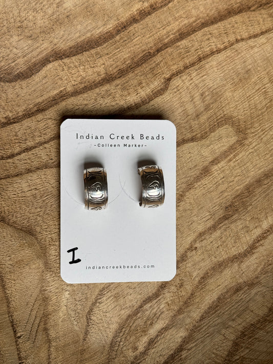 Sterling Hoop Earrings- Opt I