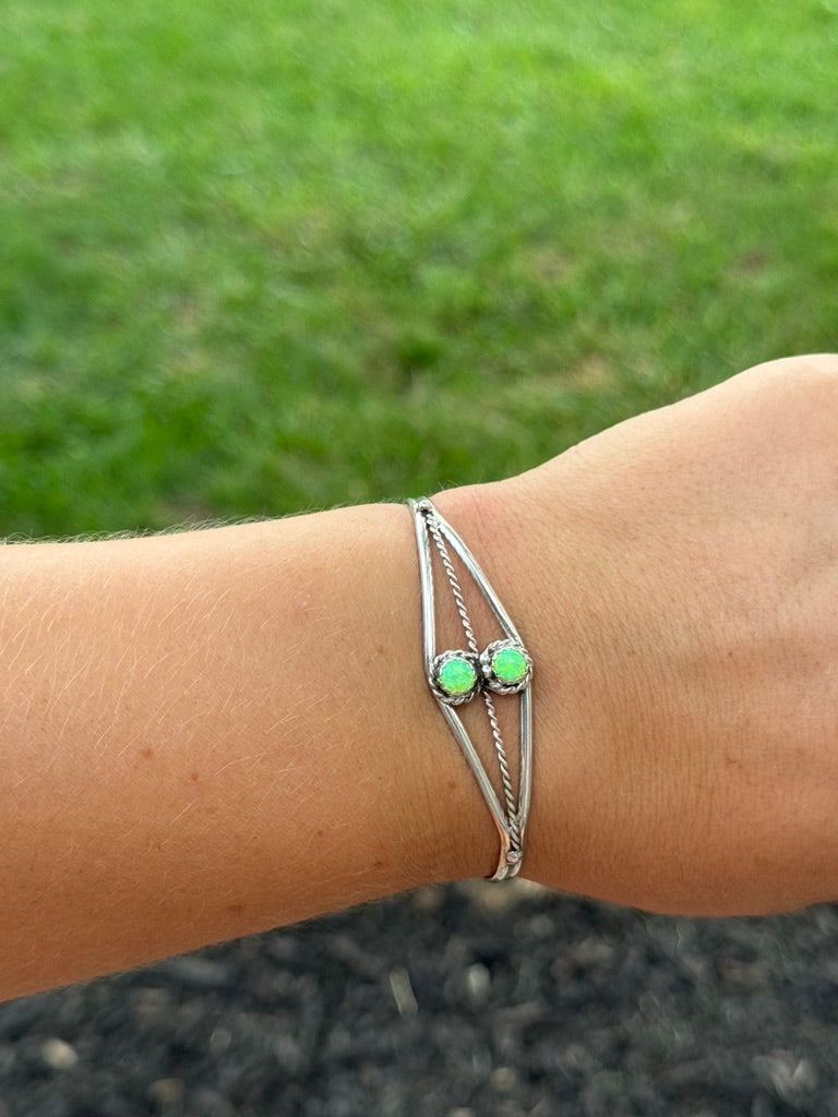 Green Opal Cuff