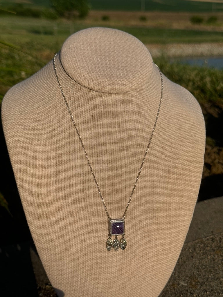 18-24" Charoite Necklace