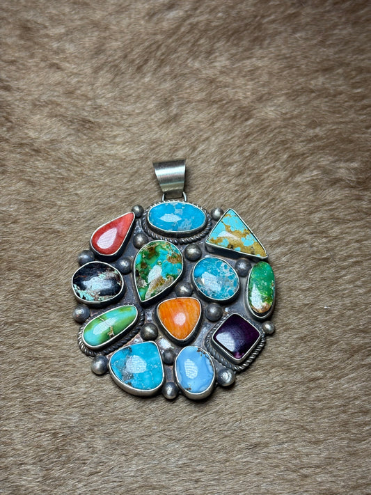Multi-Stone Cluster Pendant