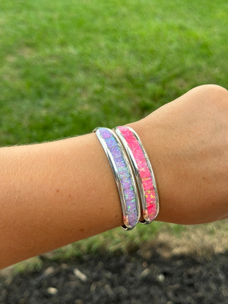 Pink Opal Cuff