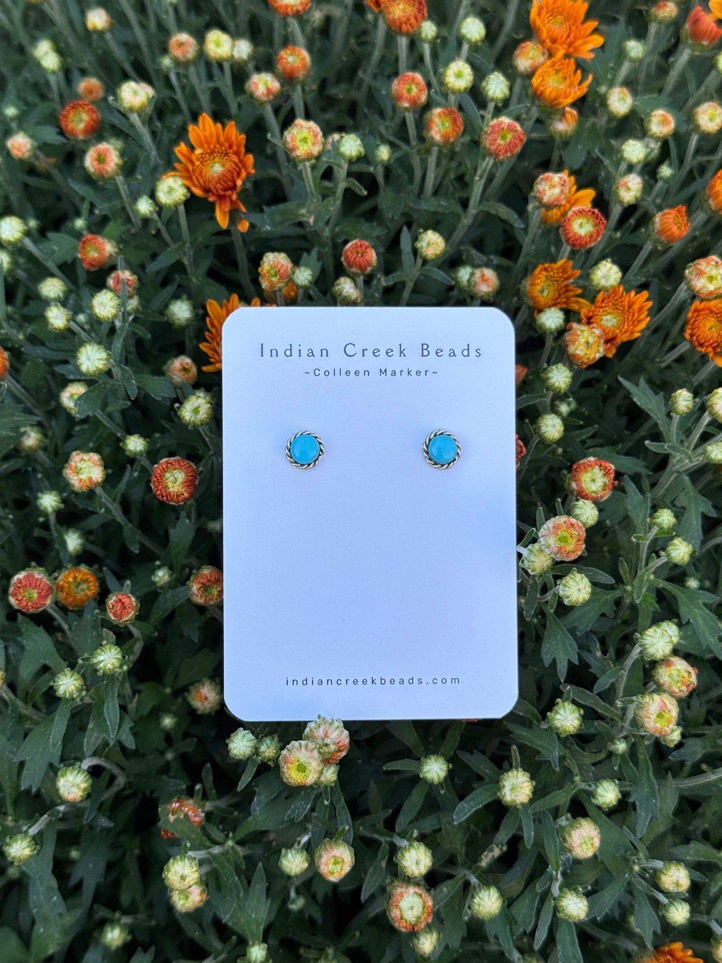 Turquoise Detail Studs