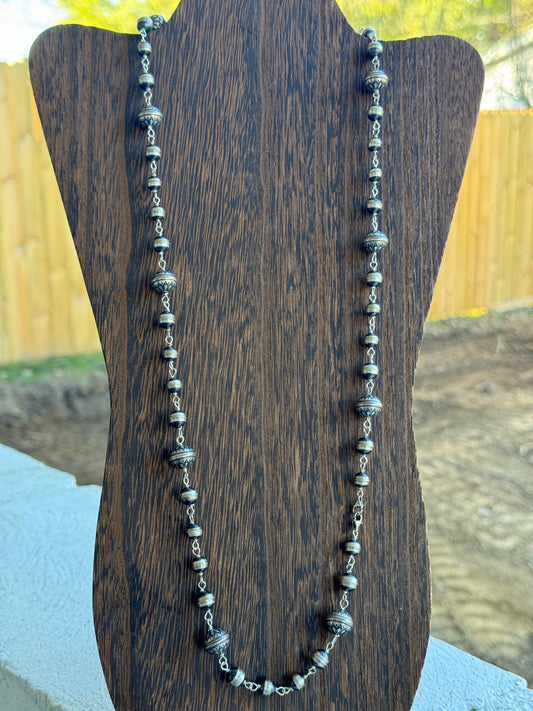 30” Rosary Style Navajo Pearls