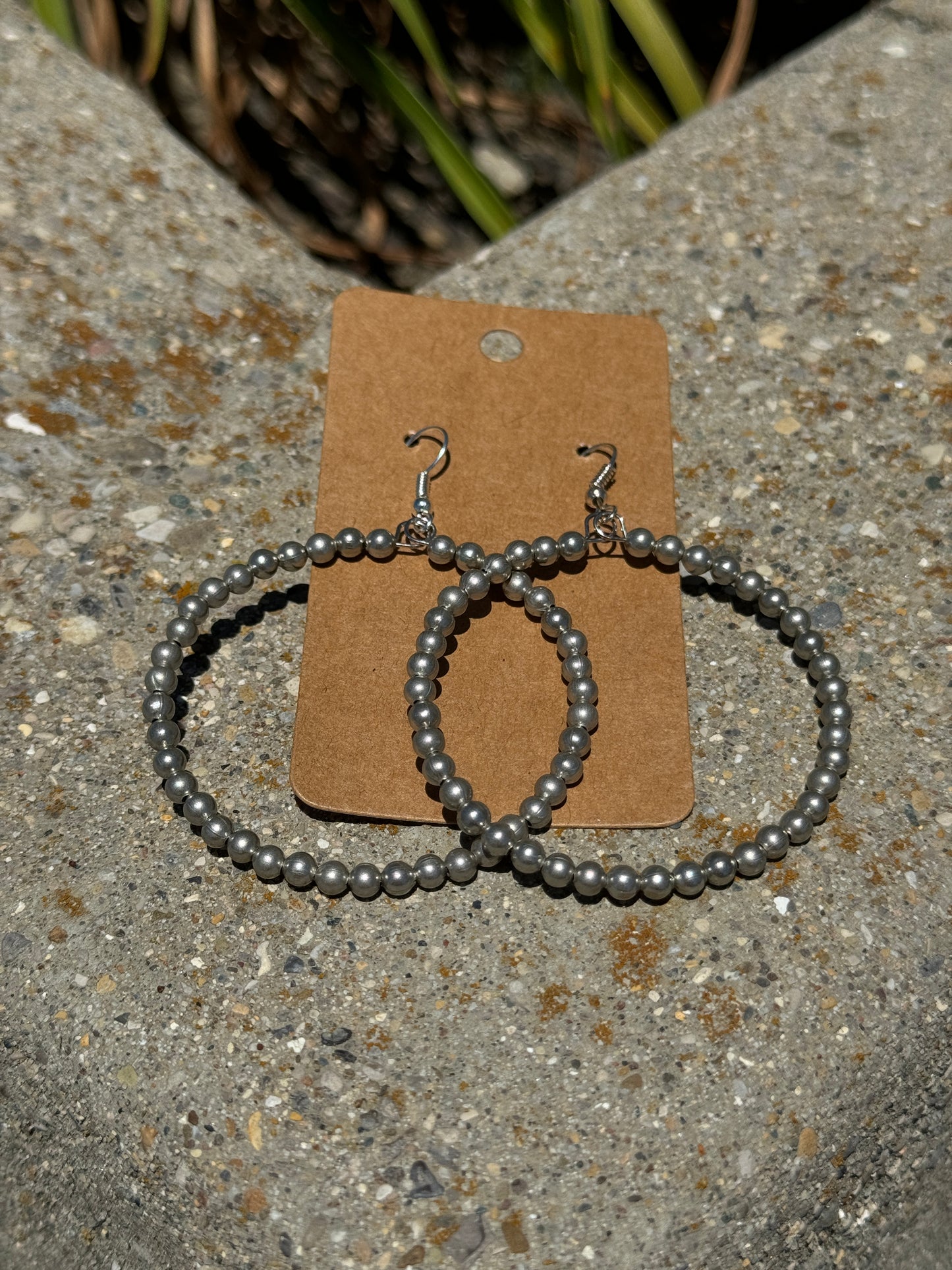 Silver Plated Hoops