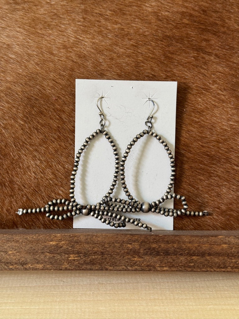 Bow Hoop Earrings