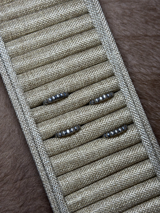 5mm Beaded Dot Band Rings