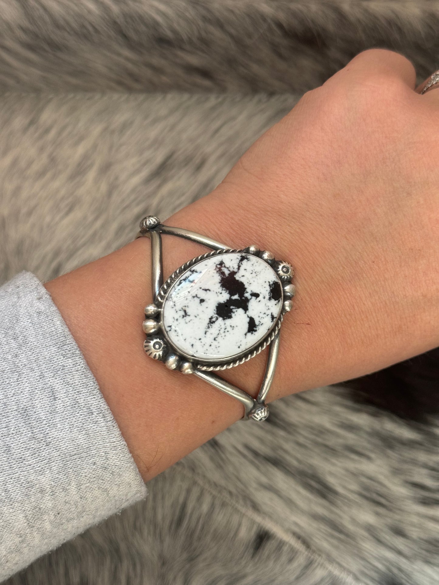 White Buffalo Statement Cuff