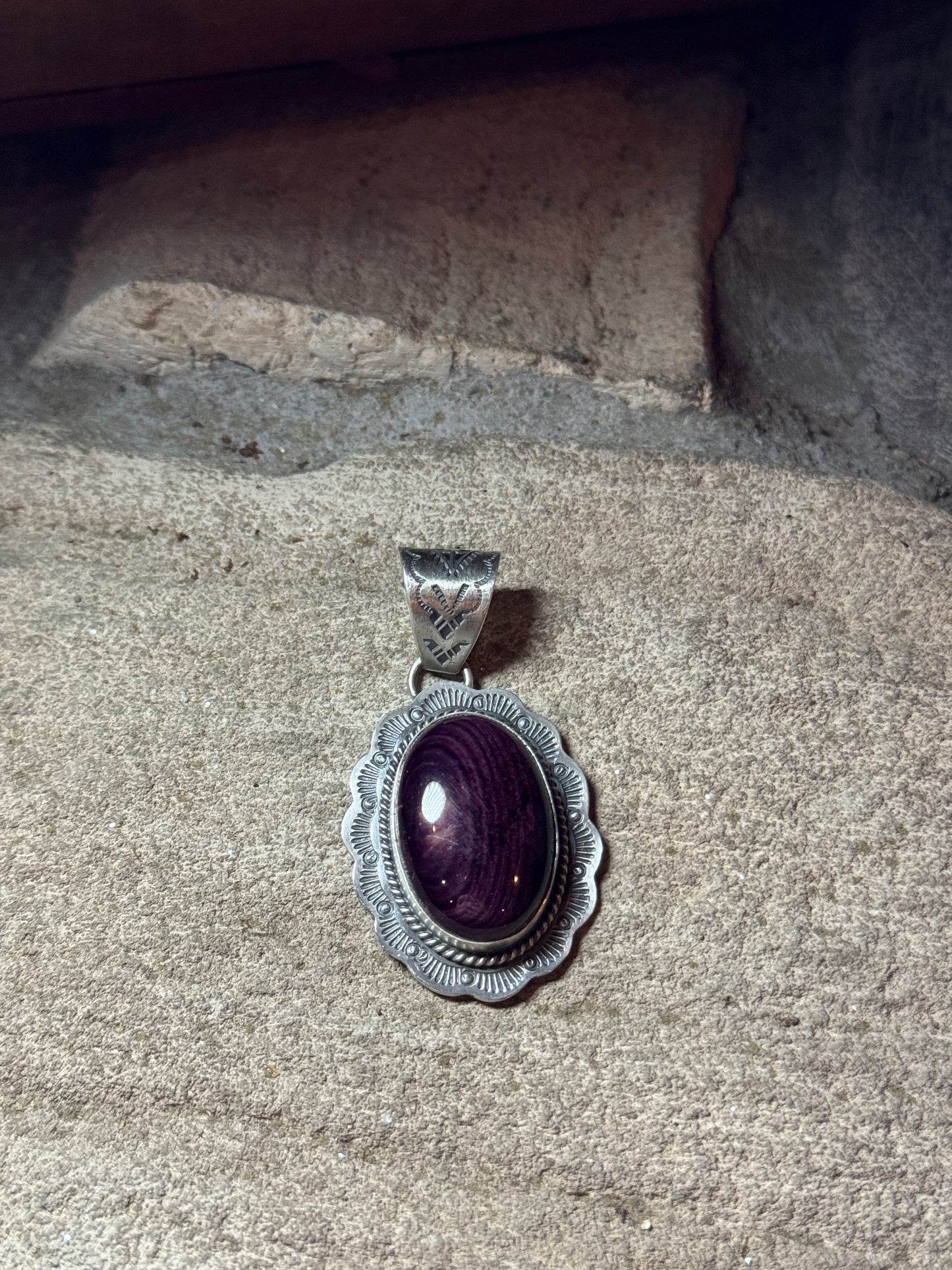 Purple Spiny Pendant