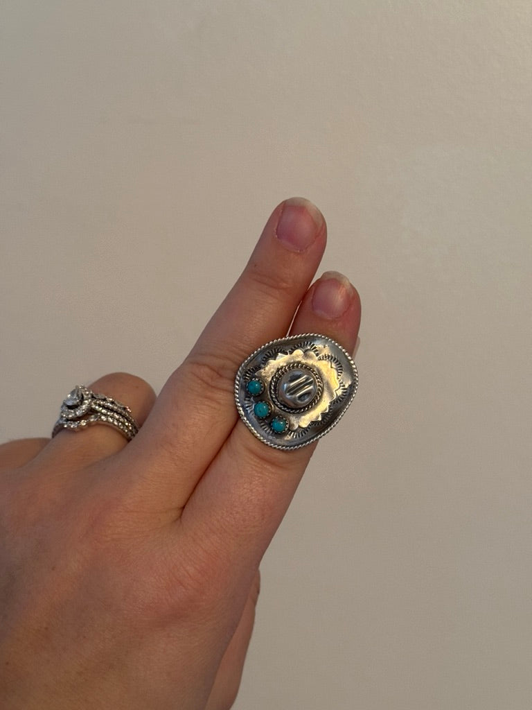 Sz 6 Cowboy Hat Ring