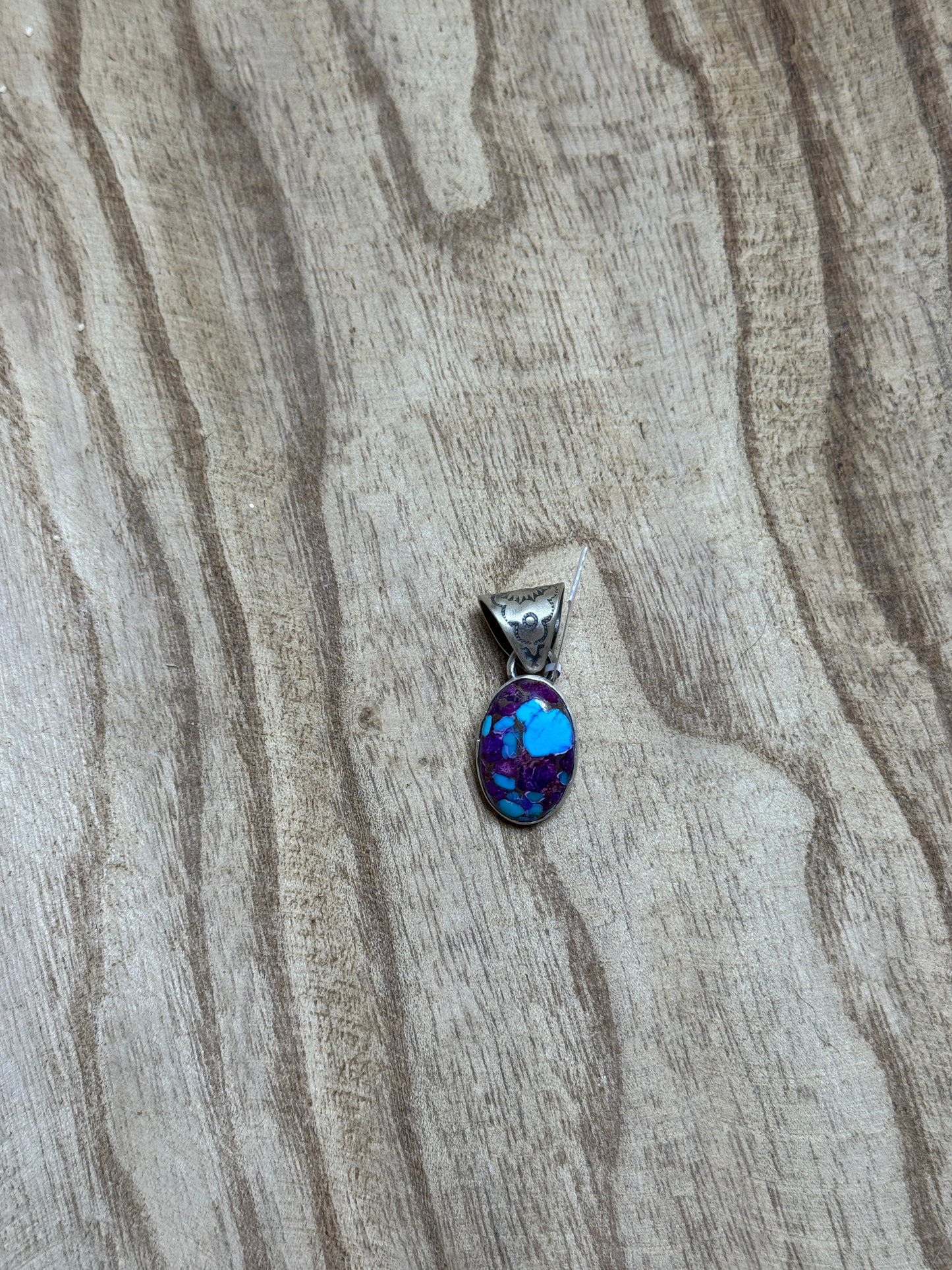 Purple Spotted Mohave Pendant