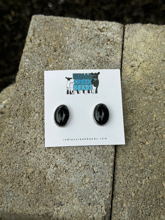 Black Onyx Studs