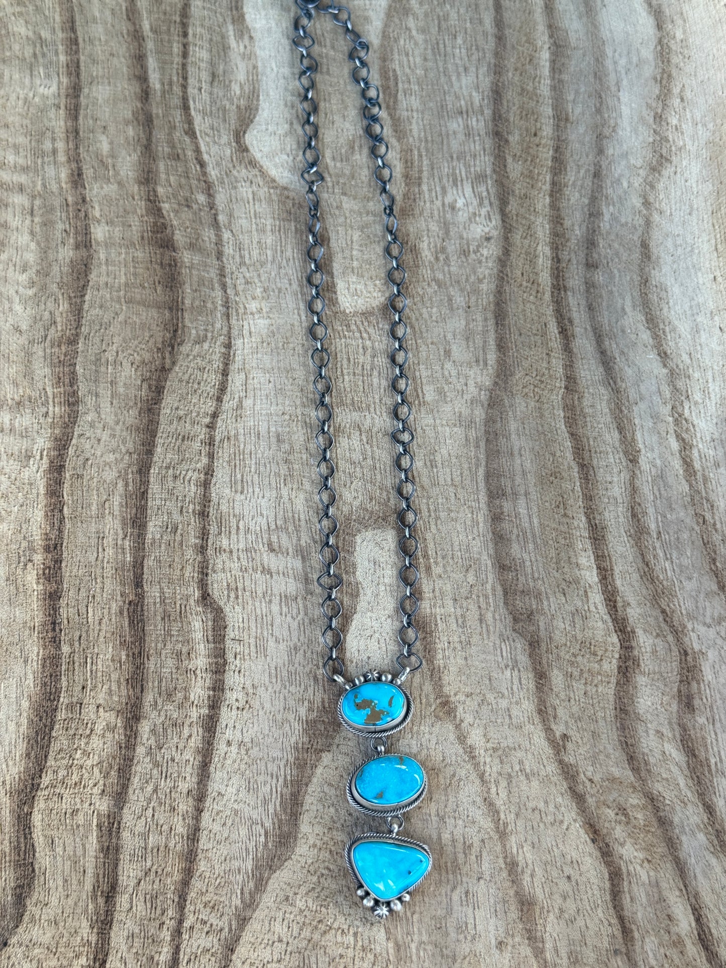18” Kingman Turquoise Mini Lariat