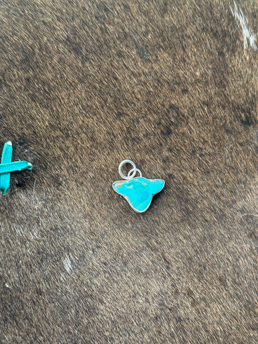 Turquoise Cow Pendant