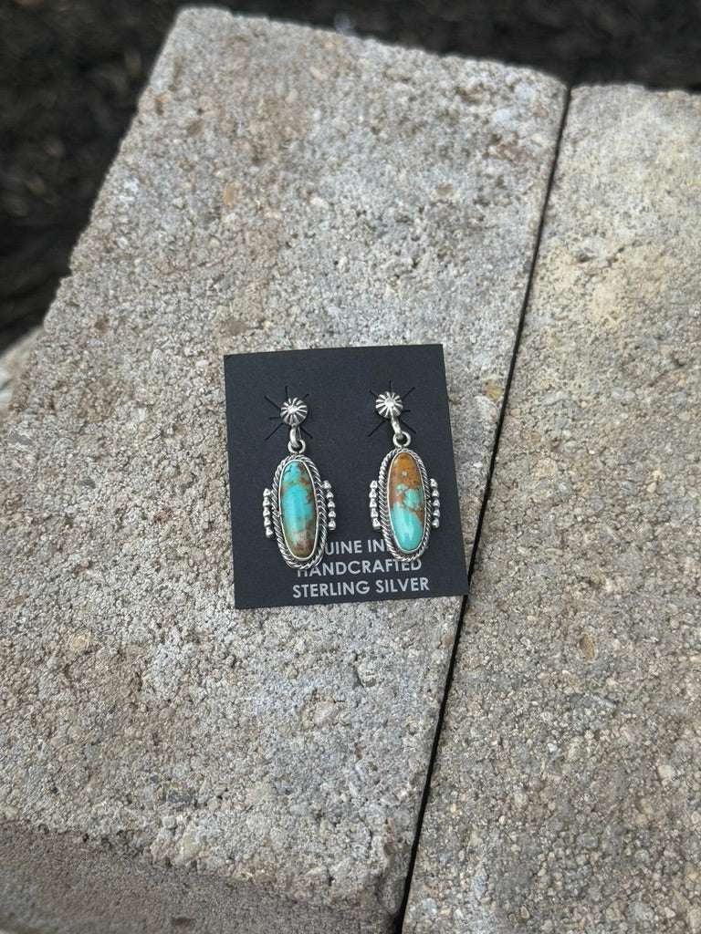 Genuine Turquoise Dangle