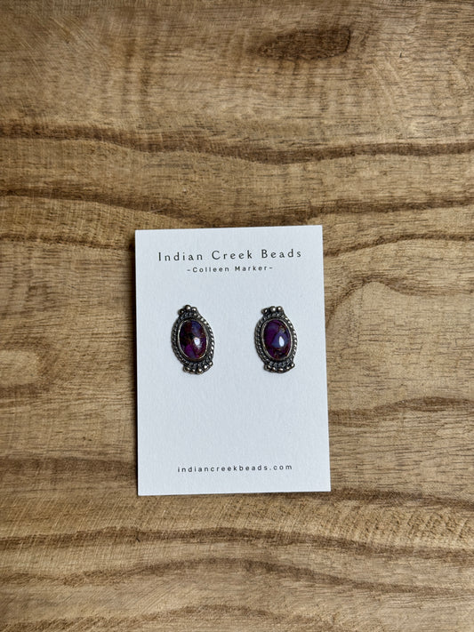 Purple Mohave Earrings