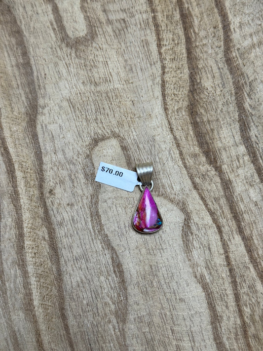 Pink Dahlia Pendant