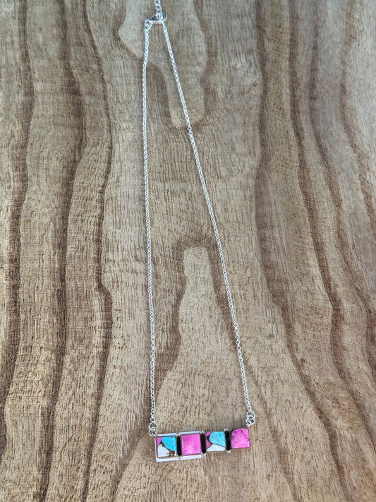 18-20” Cotton Candy Bar Necklace