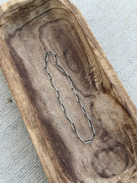 20" Handmade Paperclip Chain