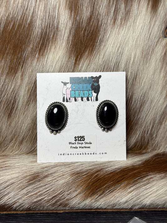 Black Onyx Studs