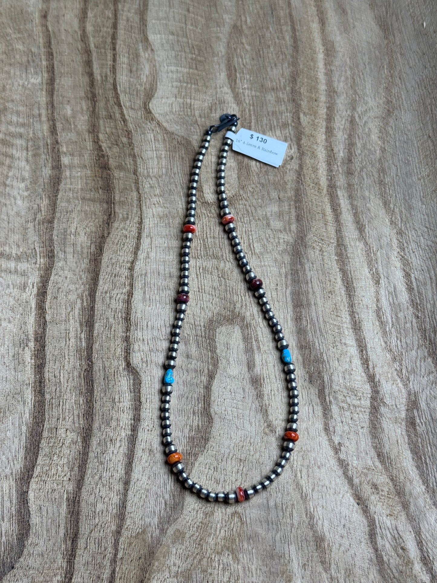 16" 4-6mm Pearl & Rainbow