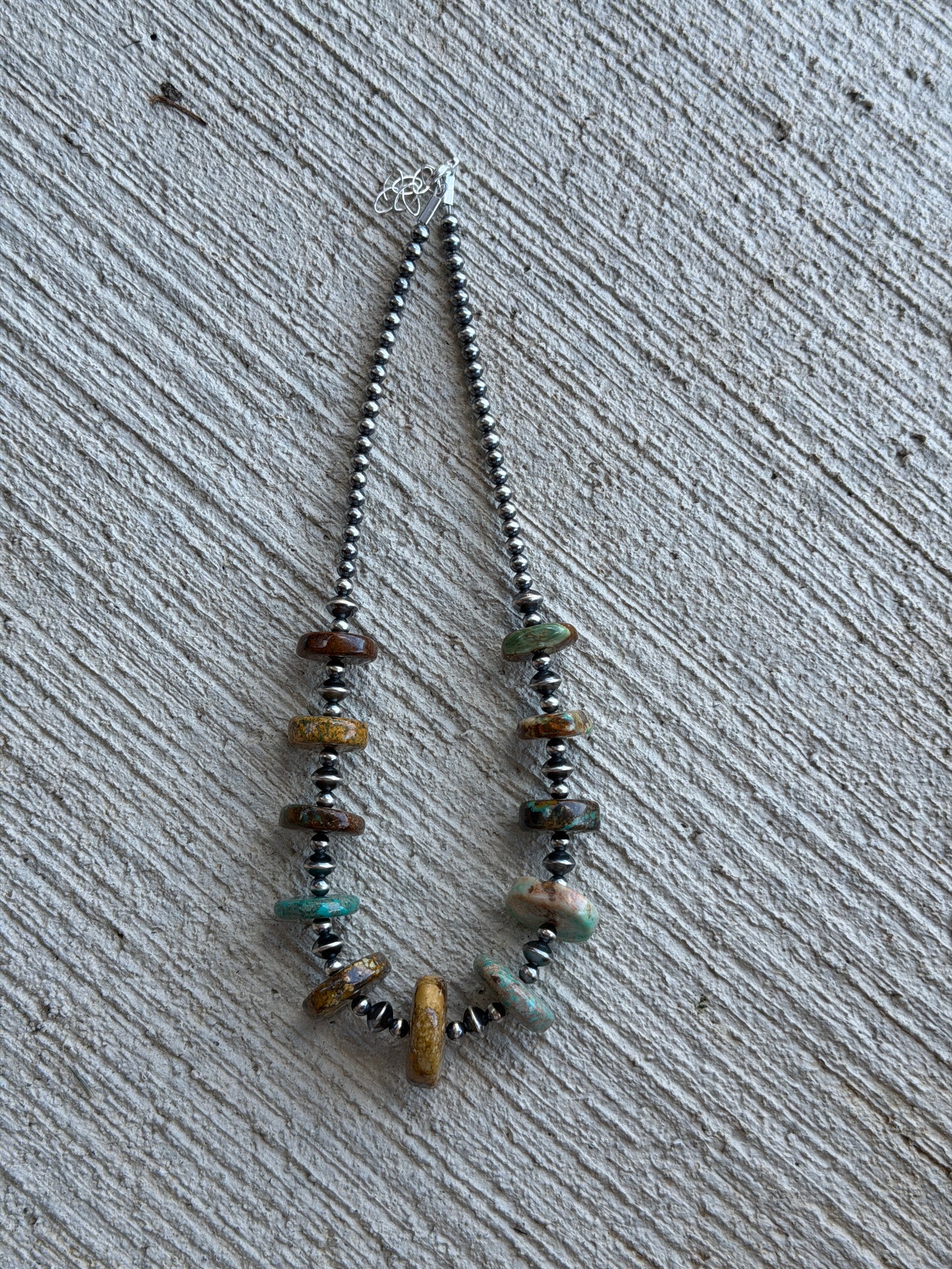 15.5-17” Genuine Turquoise
