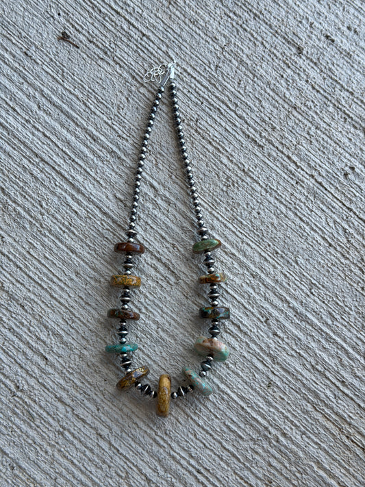 15.5-17” Genuine Turquoise