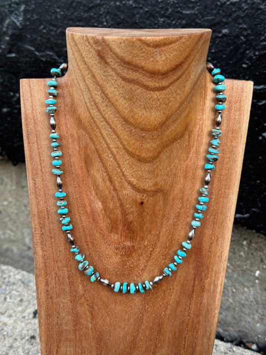 17.5-19" Kingman Turquoise