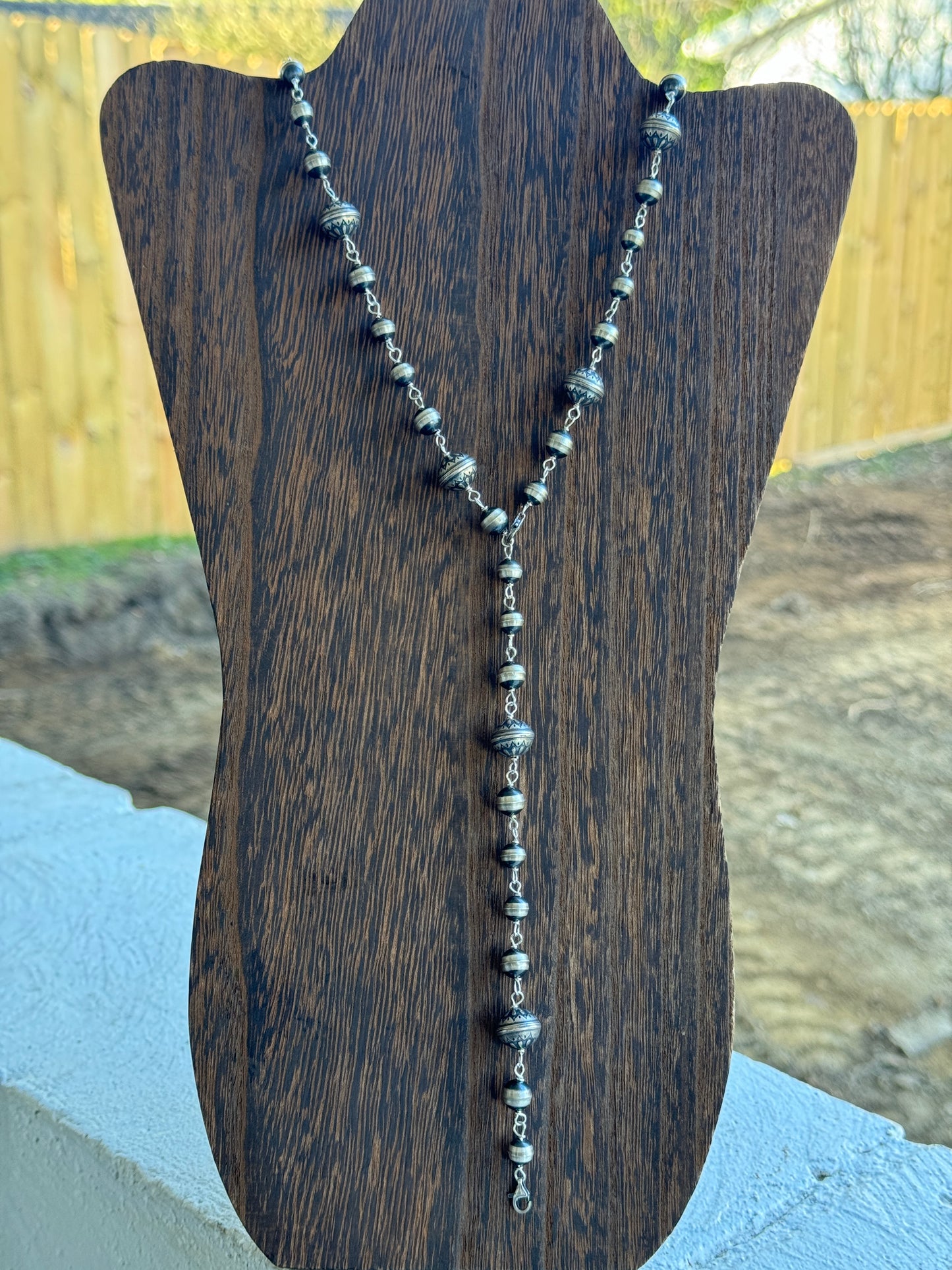 30” Rosary Style Navajo Pearls