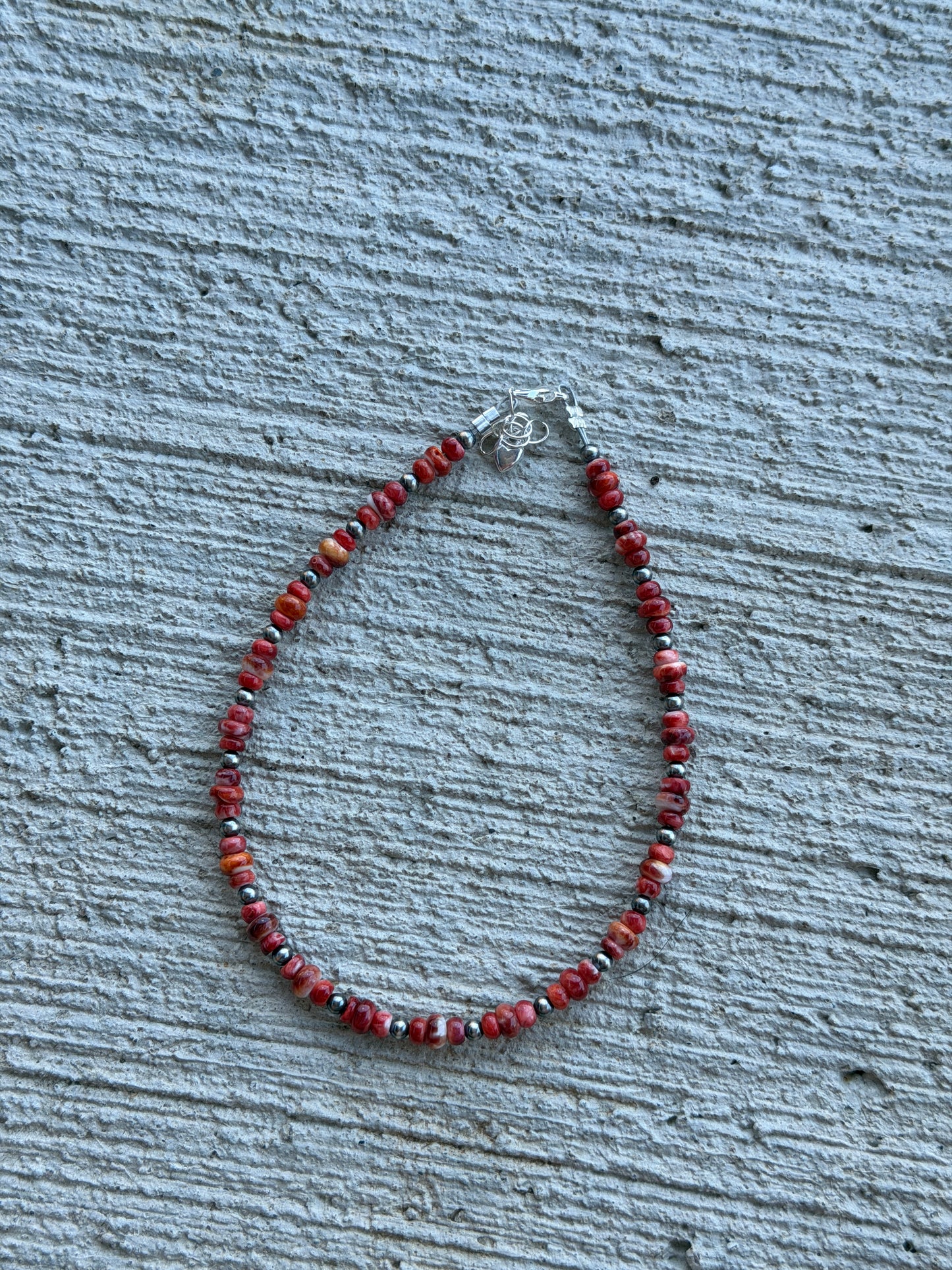 10-11” Red Spiny Anklet