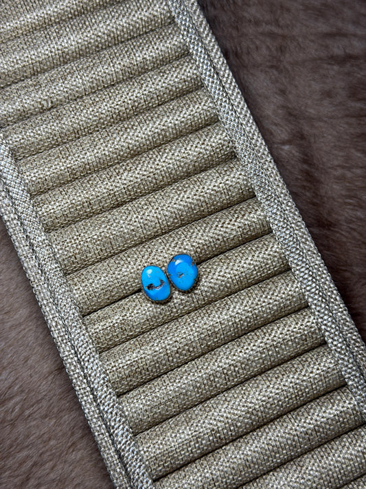 Large 2 stone Turquoise Adjustable