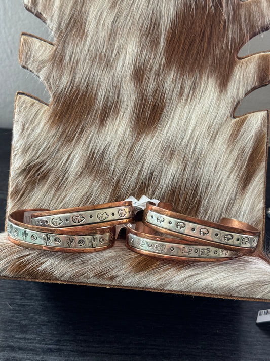 Copper & Silver Cuff