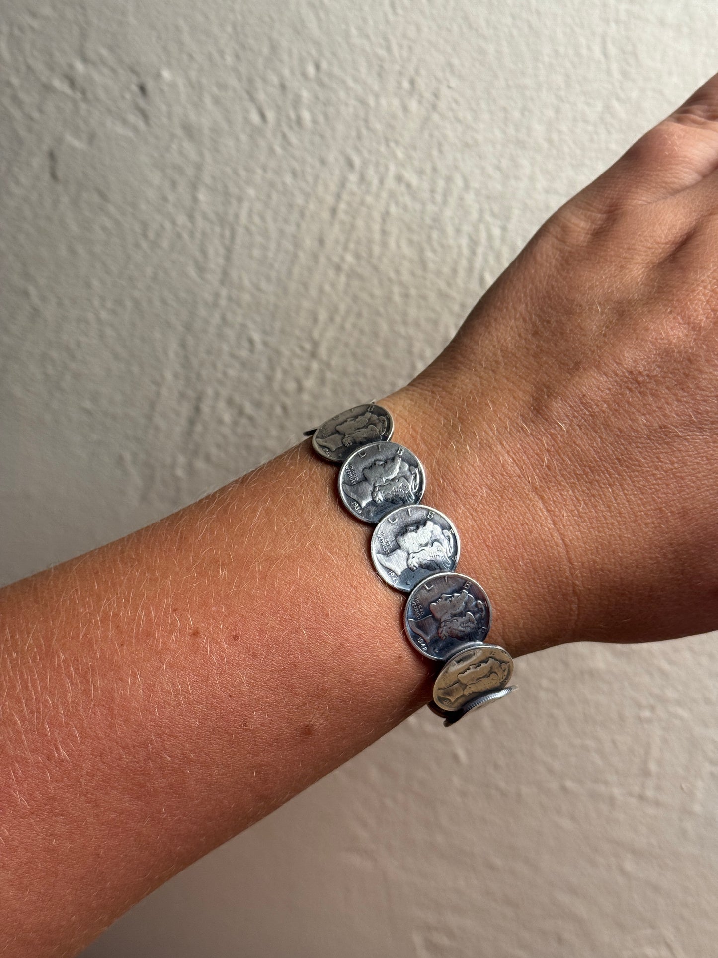 Mercury Dime Sterling Cuff