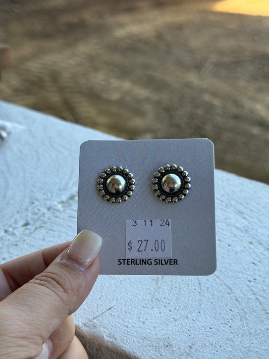 Medium Size Concho Earrings