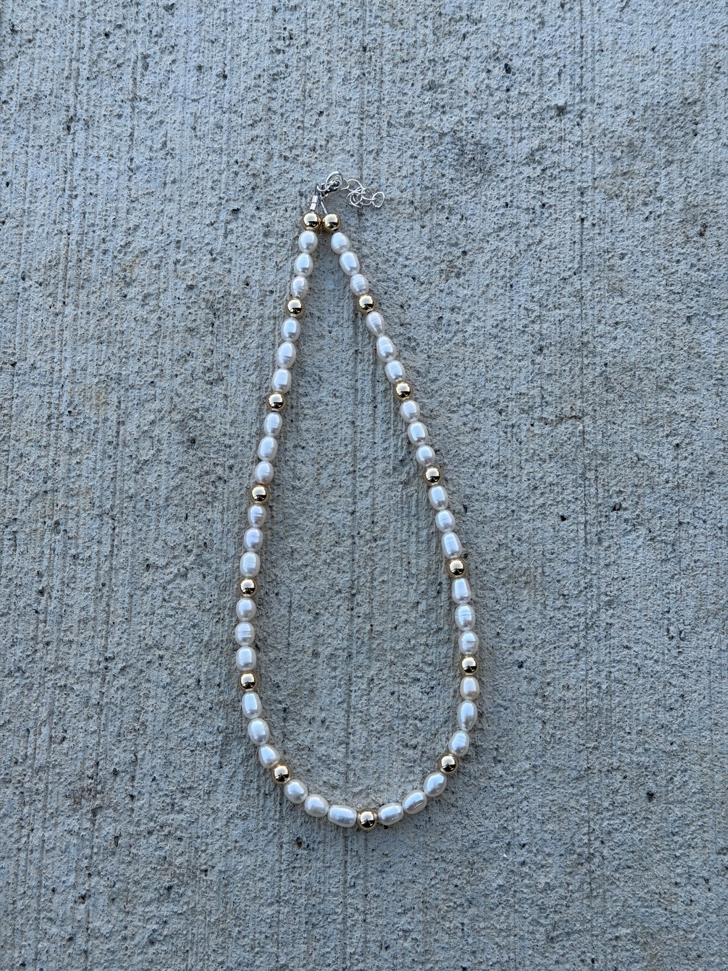 16.5-18" Gold & Freshwater Pearls
