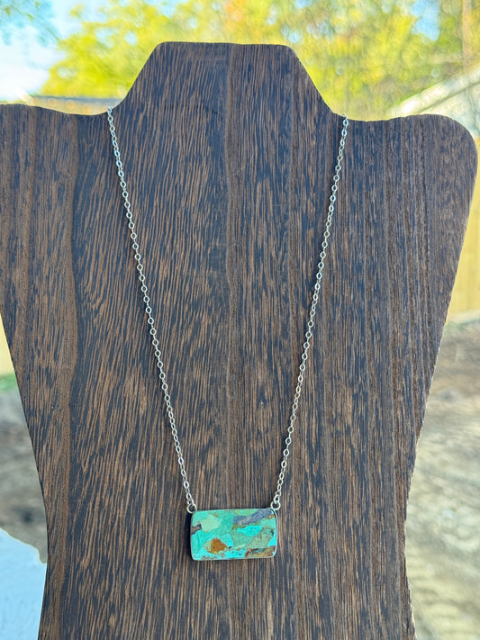 20” Turquoise Slab Bar