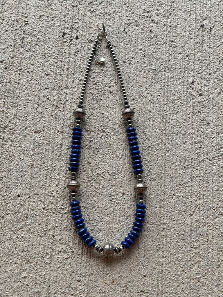 16-17.5" Blue Lapis
