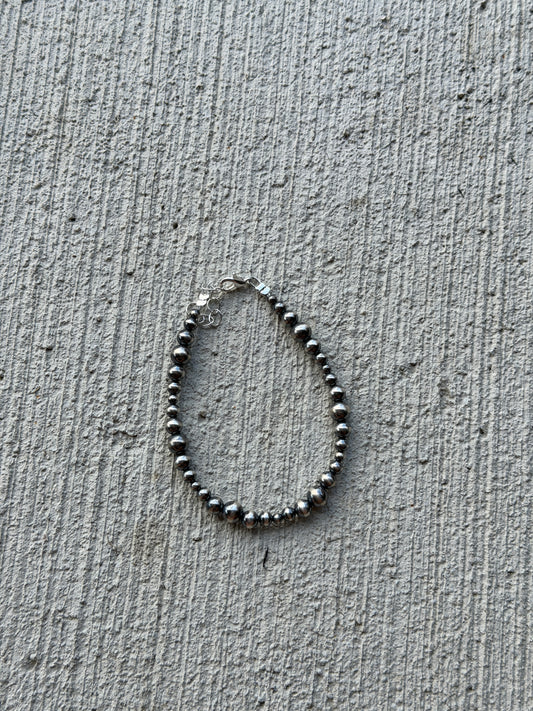 7-8" 3-6mm Sterling Pearl