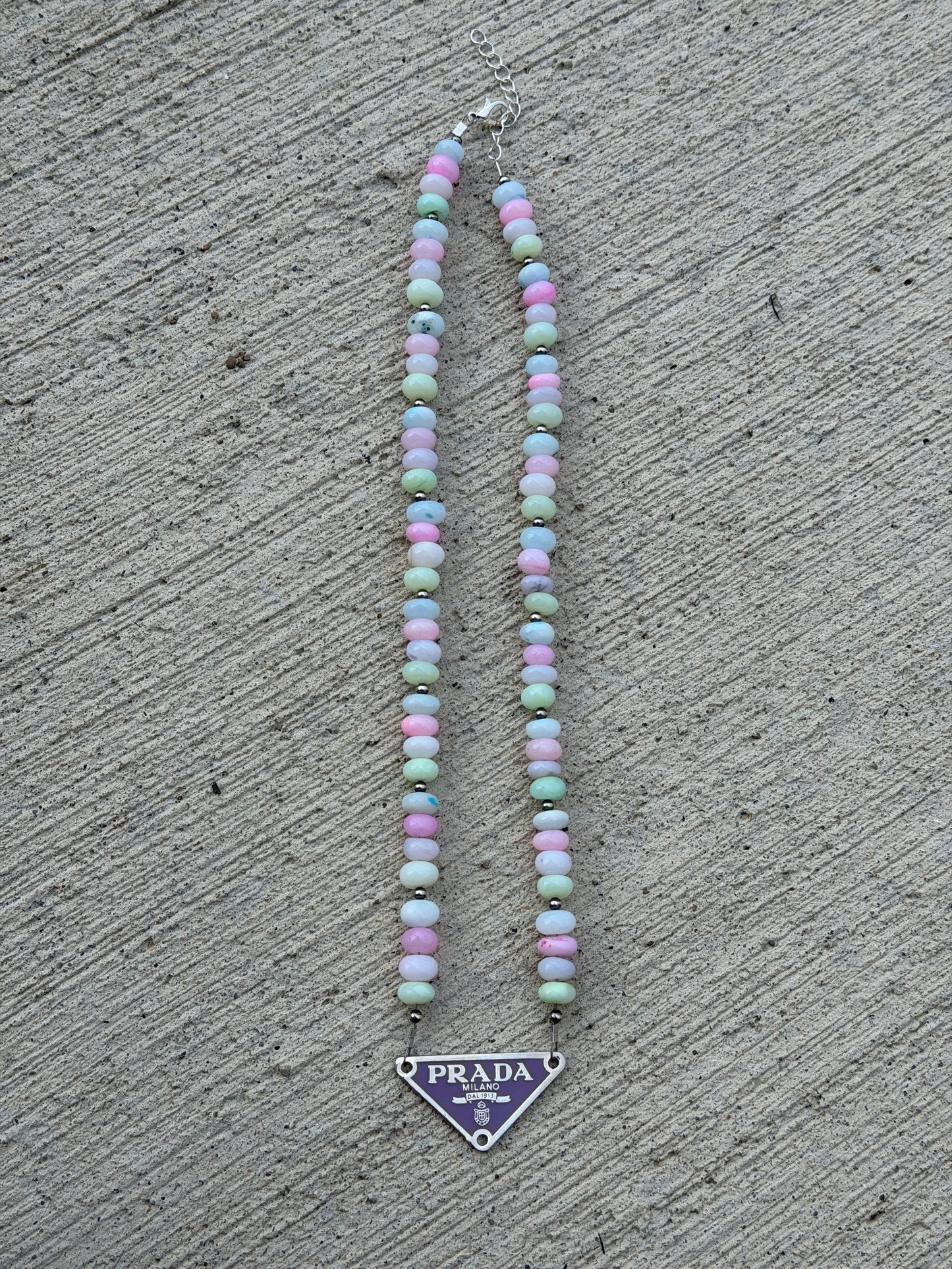 18-19.5" Multi Color Opal & Purple P