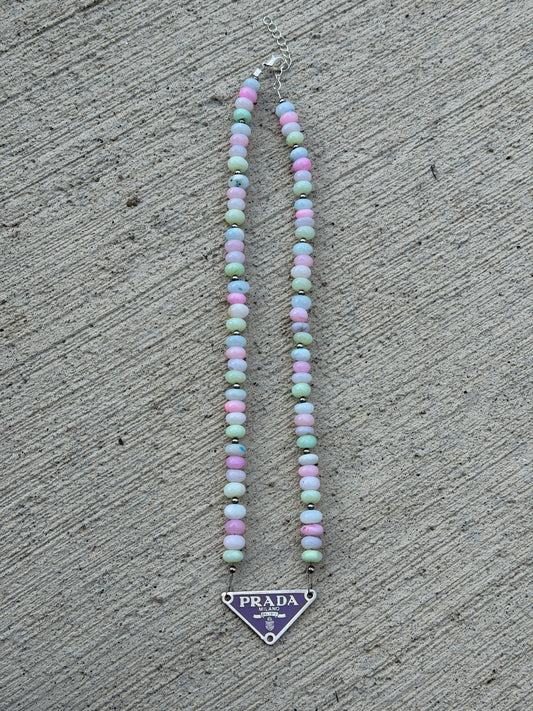 18-19.5" Multi Color Opal & Purple P