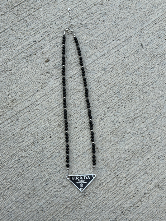 16-17.5" Black Onyx & Black P