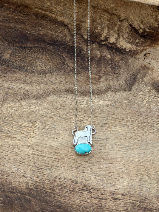 16" Sheep Pendant Necklace