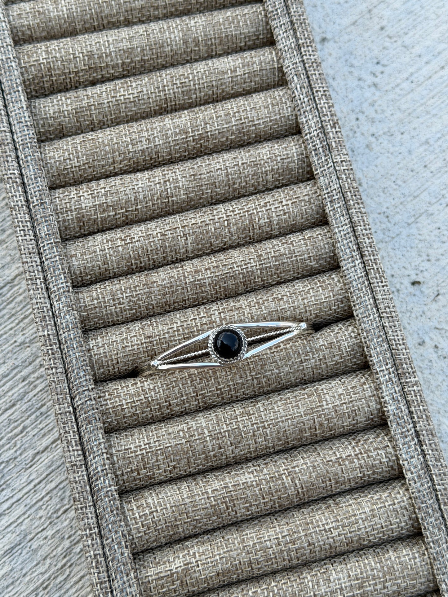 Black Onyx Stacker Cuff