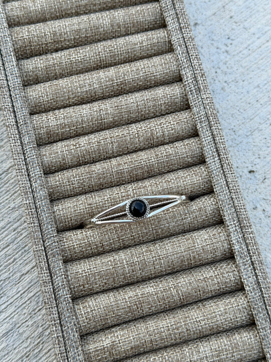 Black Onyx Stacker Cuff