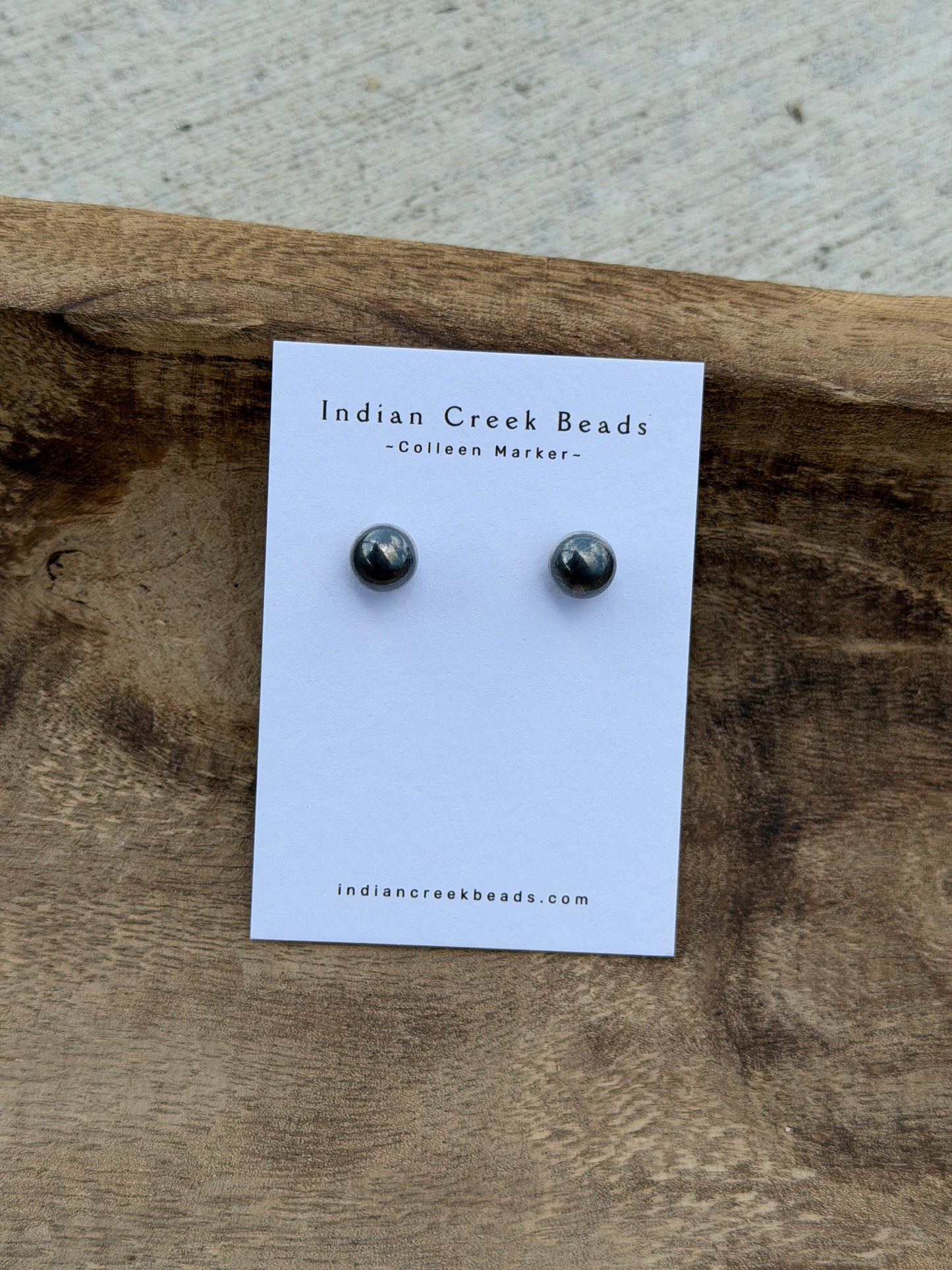 10mm Sterling Pearl Studs