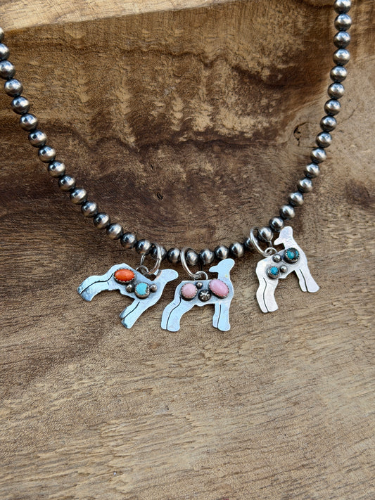 Sheep Cutout Pendants