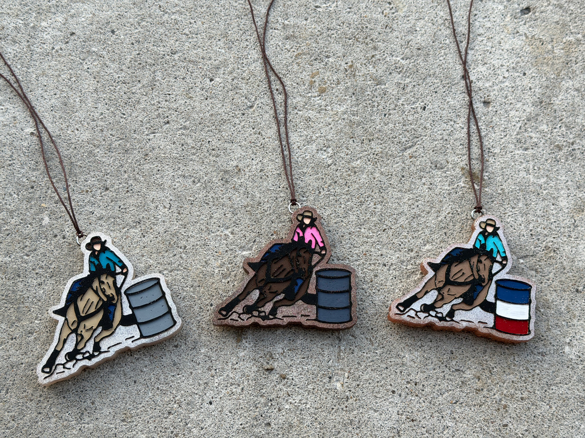 Barrel Racer Freshie