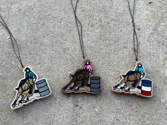 Barrel Racer Freshie