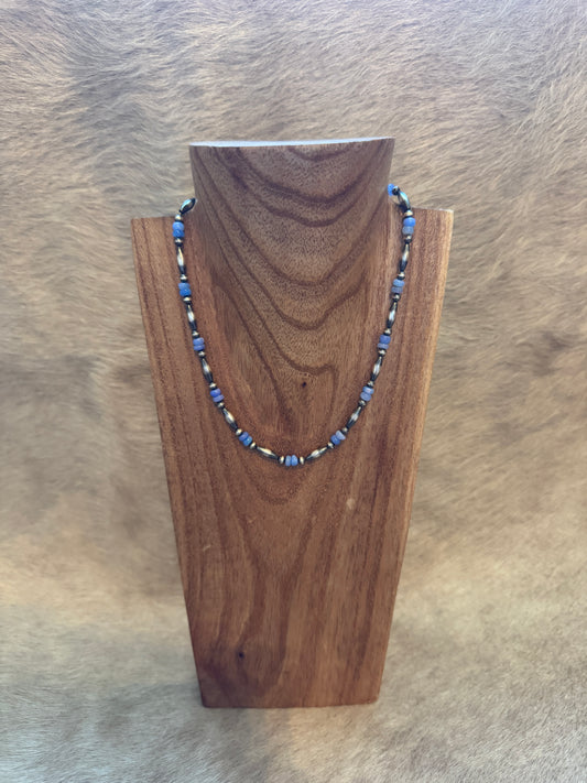 15.5-17" Purple Opal